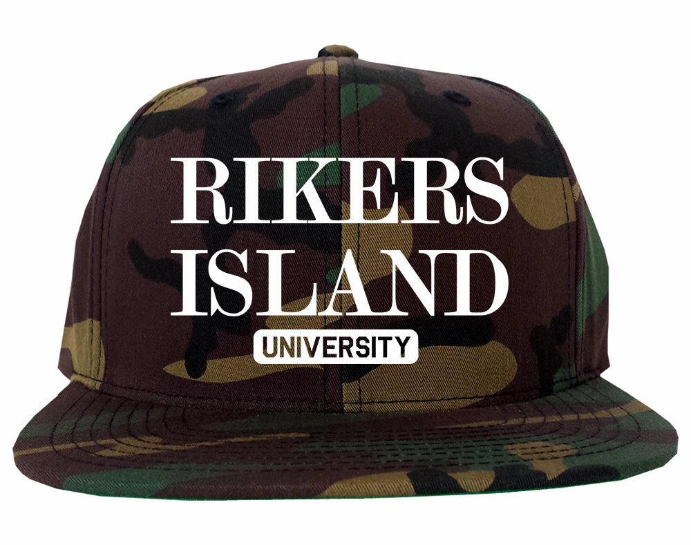 Rikers Island University Mens Snapback Hat