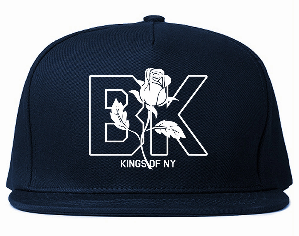 Rose BK Brooklyn Kings Of NY Mens Snapback Hat