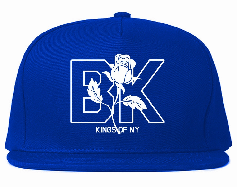 Rose BK Brooklyn Kings Of NY Mens Snapback Hat