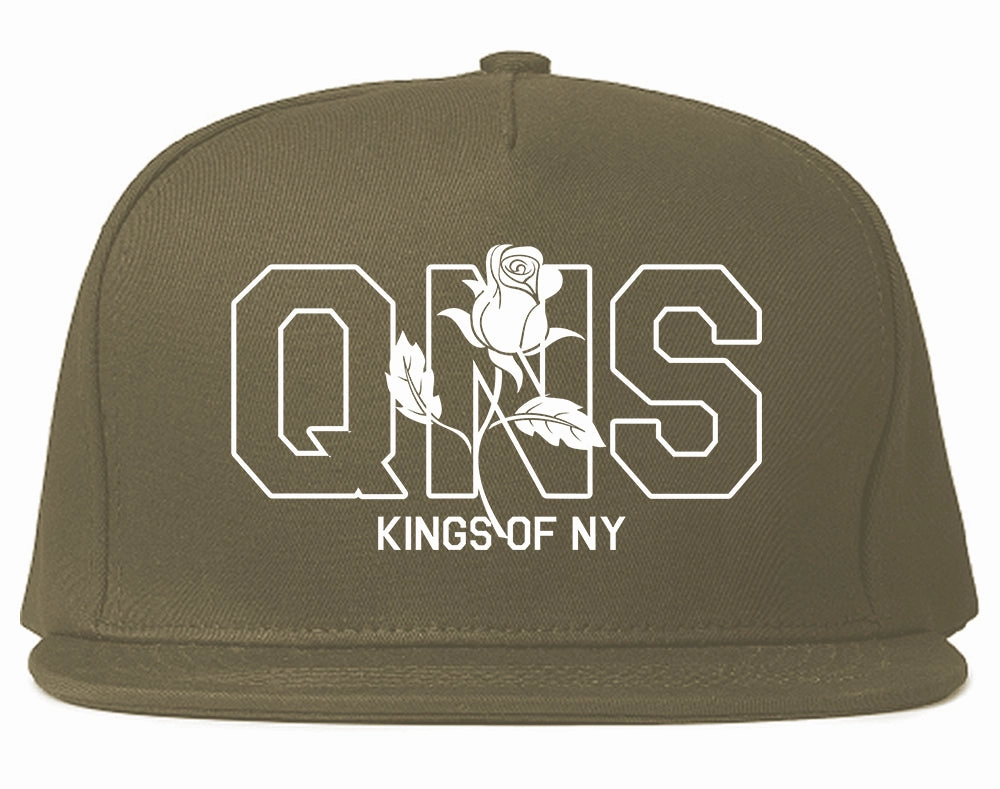 Rose QNS Queens Kings Of NY Mens Snapback Hat