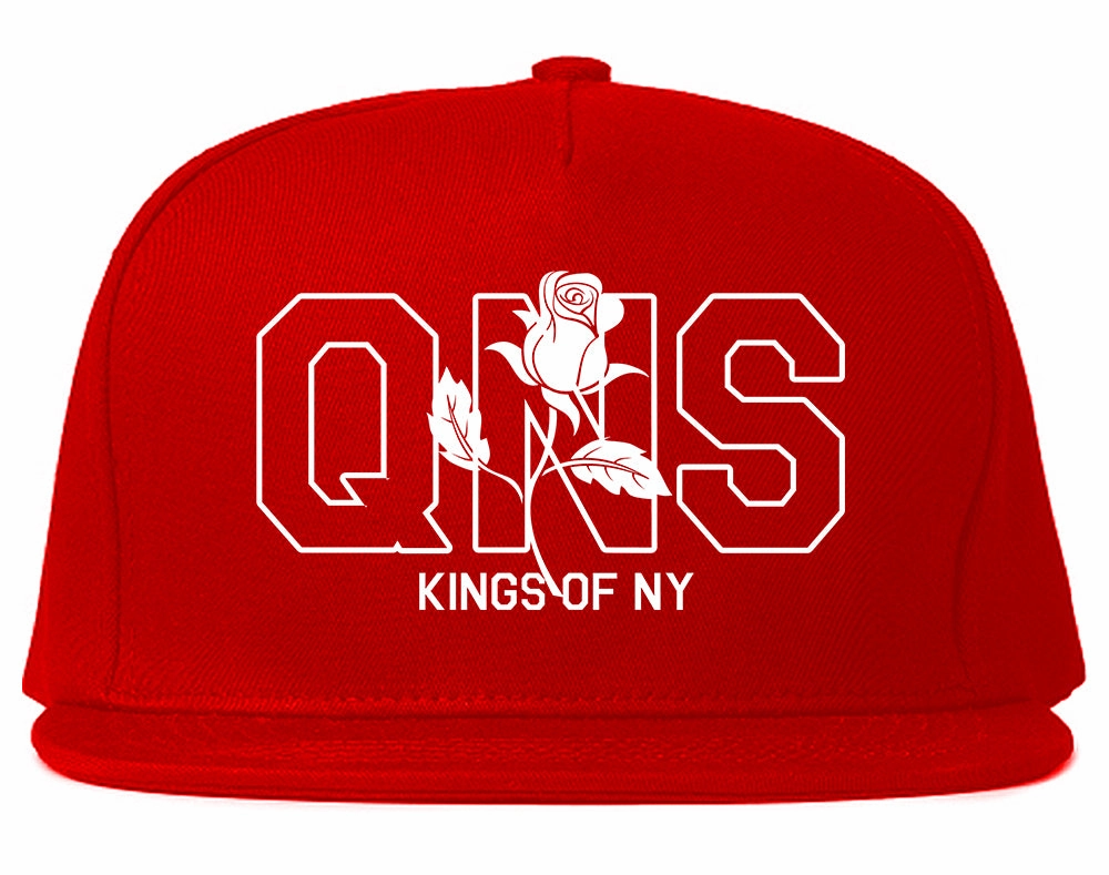 Rose QNS Queens Kings Of NY Mens Snapback Hat