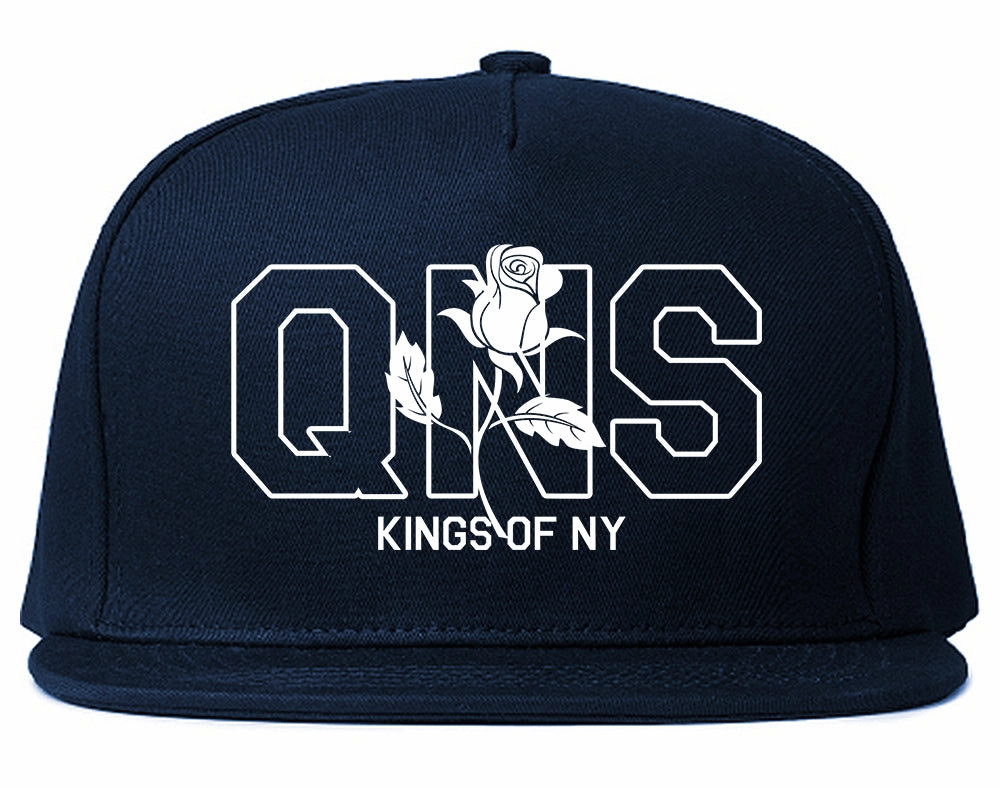 Rose QNS Queens Kings Of NY Mens Snapback Hat