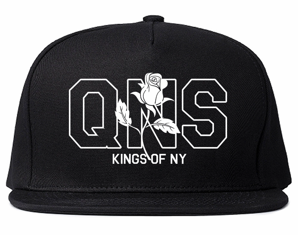 Rose QNS Queens Kings Of NY Mens Snapback Hat