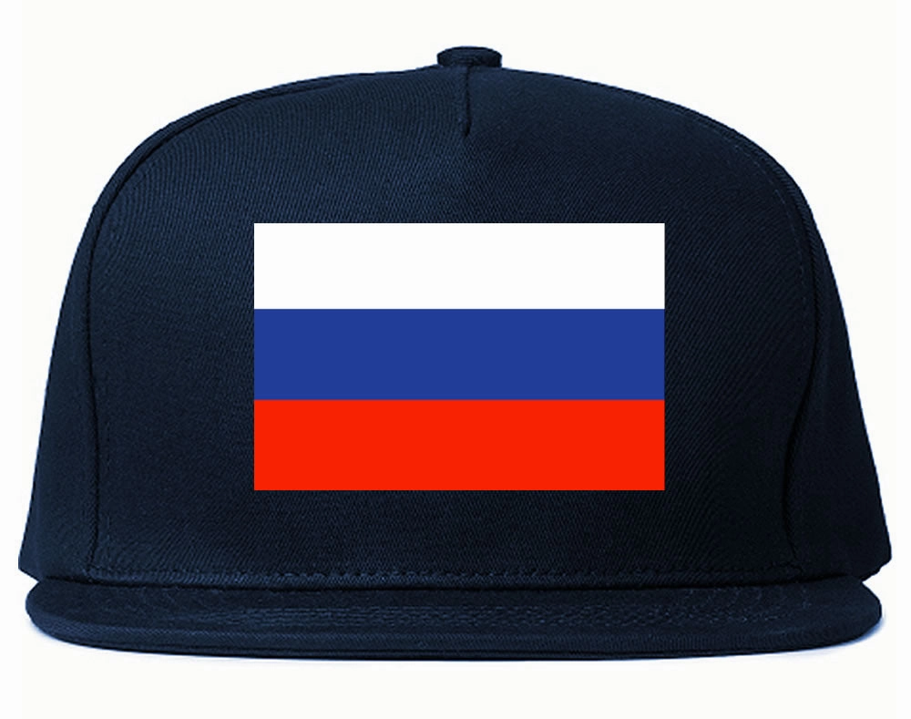 Russia Flag Country Printed Snapback Hat Cap