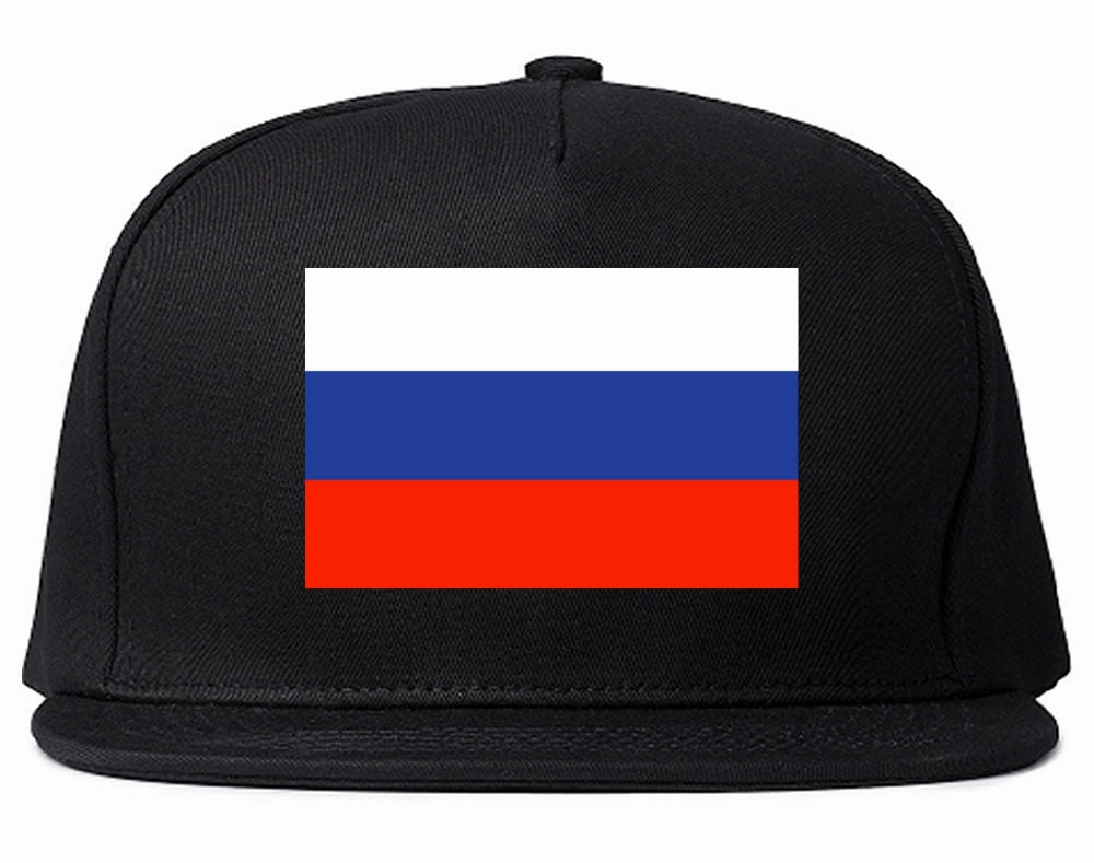 Russia Flag Country Printed Snapback Hat Cap