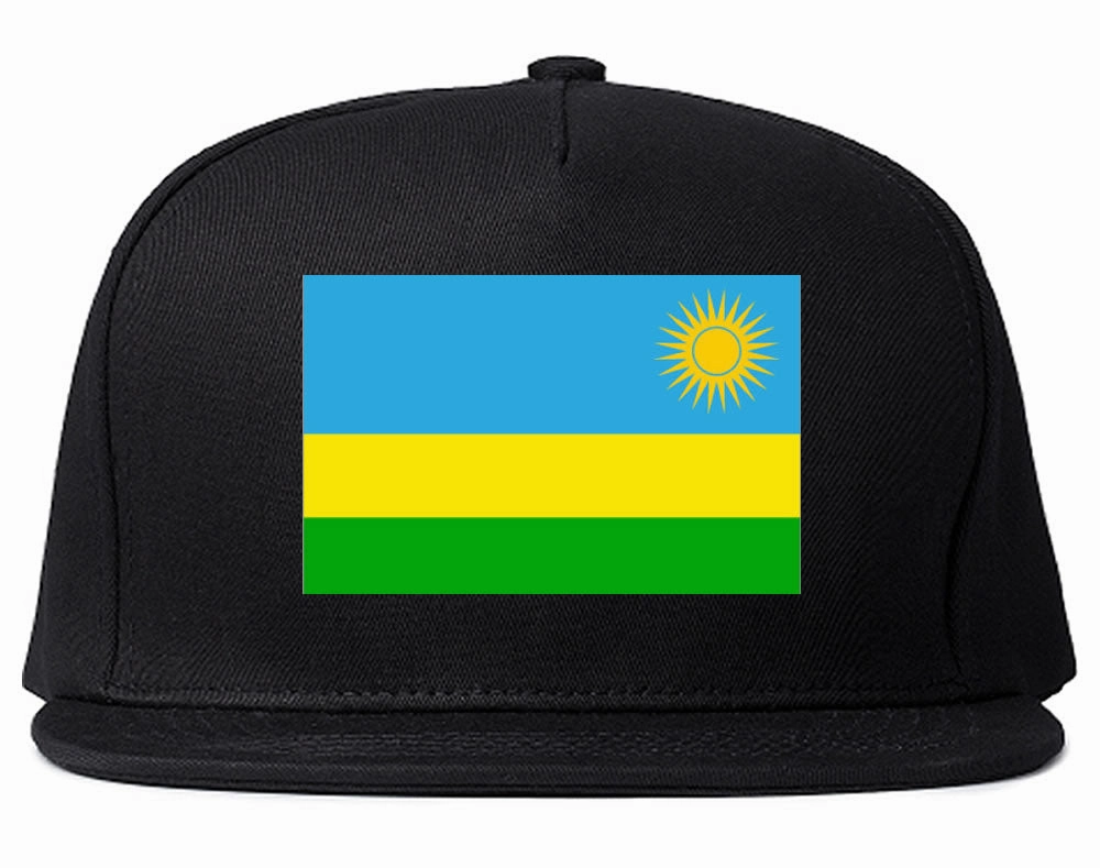 Rwanda Flag Country Printed Snapback Hat Cap