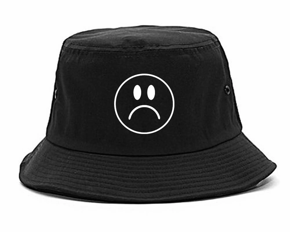 Sad Face Chest Mens Bucket Hat