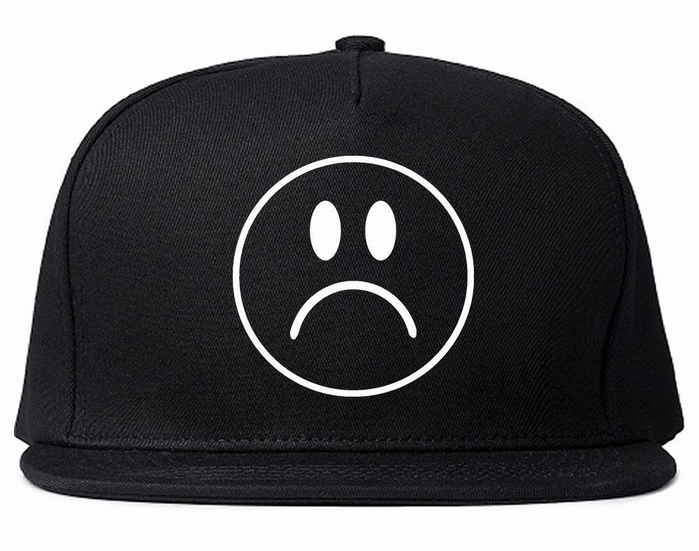 Sad Face Chest Mens Snapback Hat