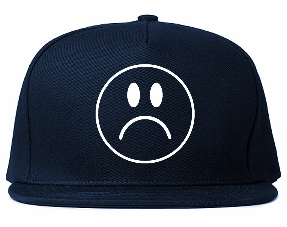 Sad Face Chest Mens Snapback Hat