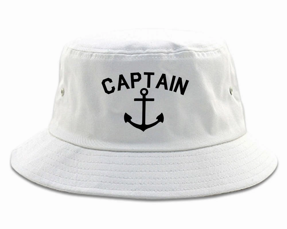Sailing Captain Anchor Mens Bucket Hat