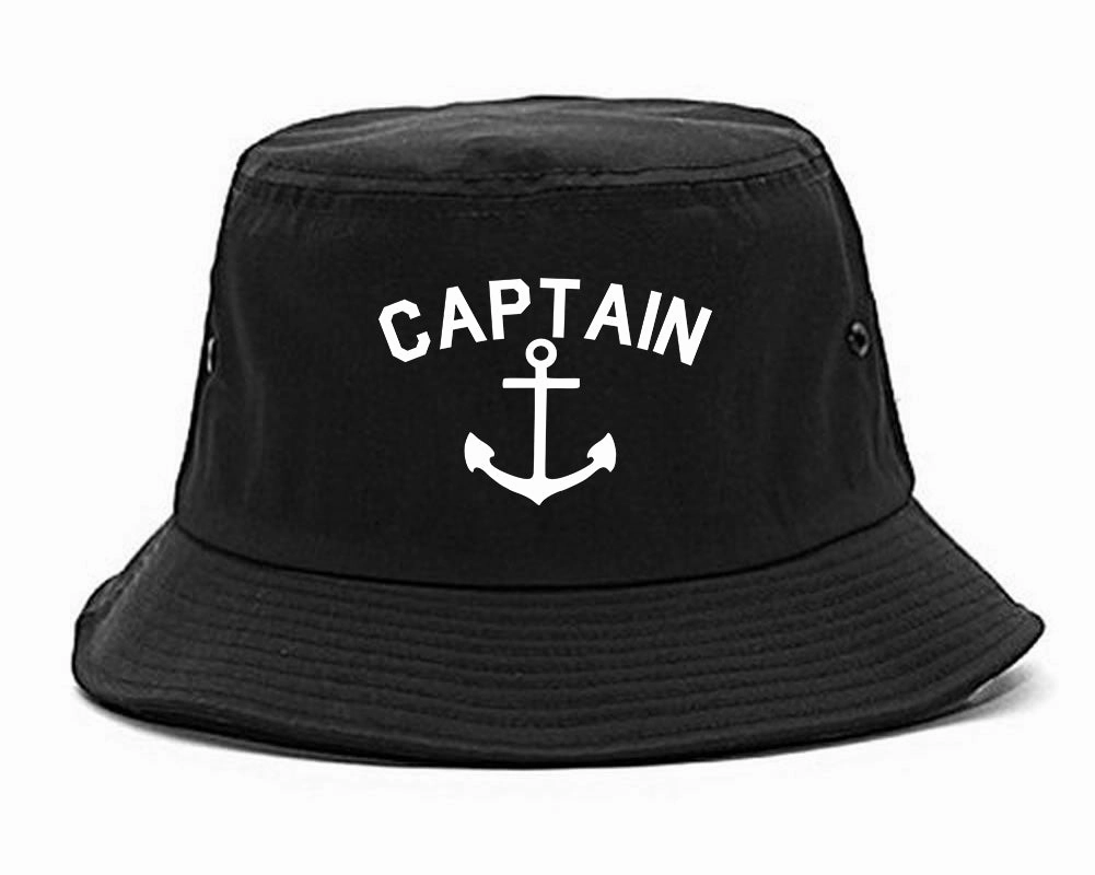 Sailing Captain Anchor Mens Bucket Hat