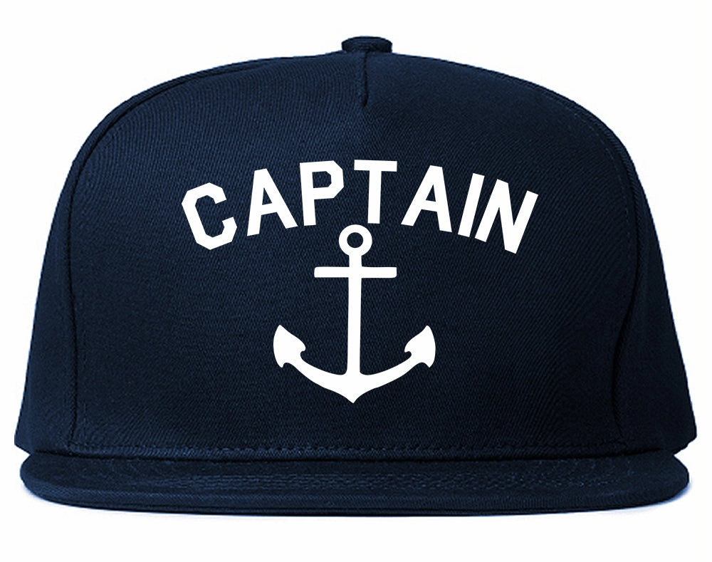 Sailing Captain Anchor Mens Snapback Hat