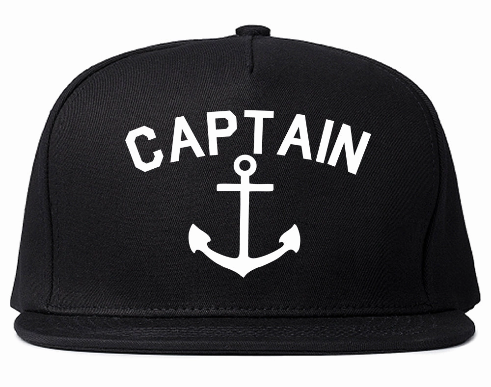 Sailing Captain Anchor Mens Snapback Hat