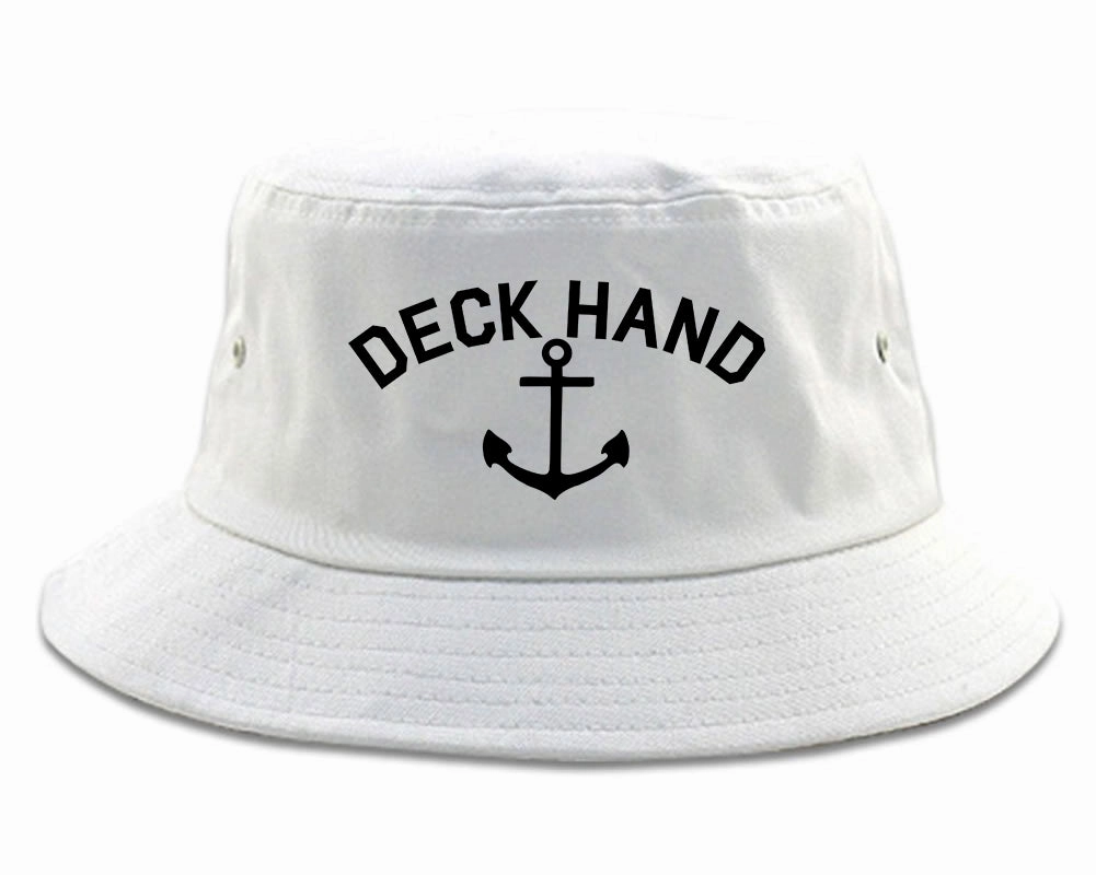 Sailing Deckhand Anchor Mens Bucket Hat