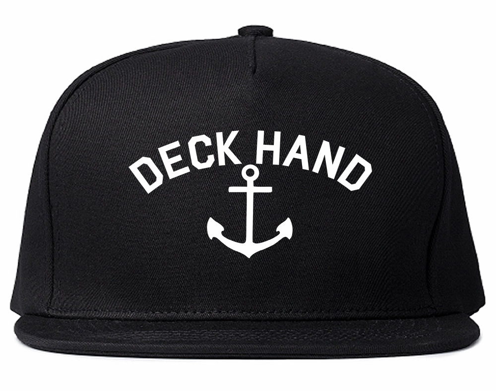 Sailing Deckhand Anchor Mens Snapback Hat