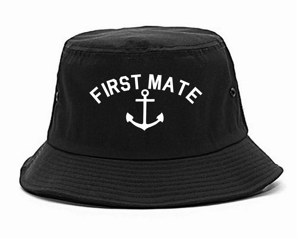 Sailing First Mate Anchor Mens Bucket Hat