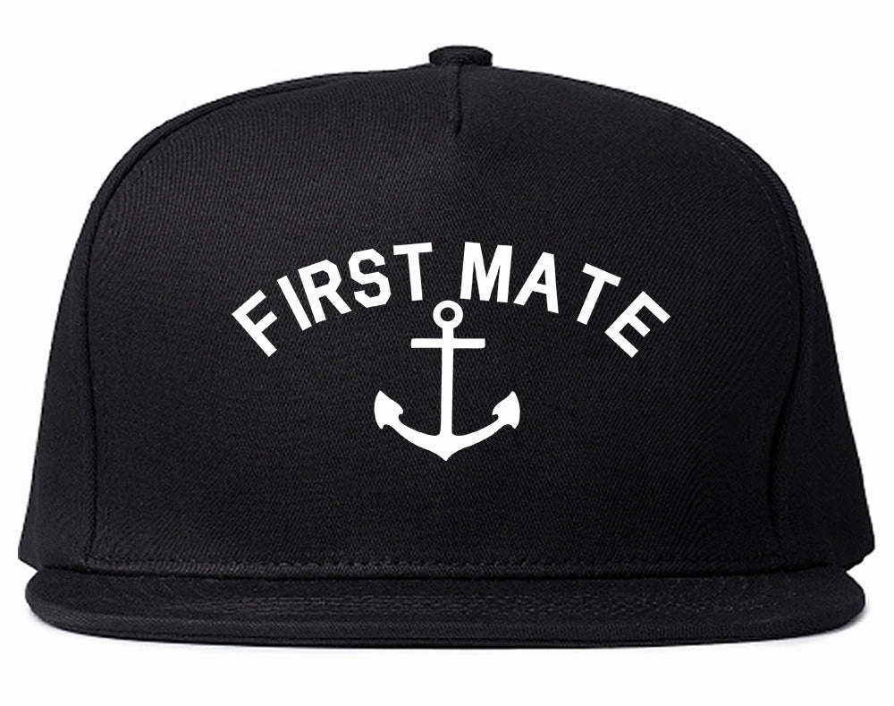 Sailing First Mate Anchor Mens Snapback Hat