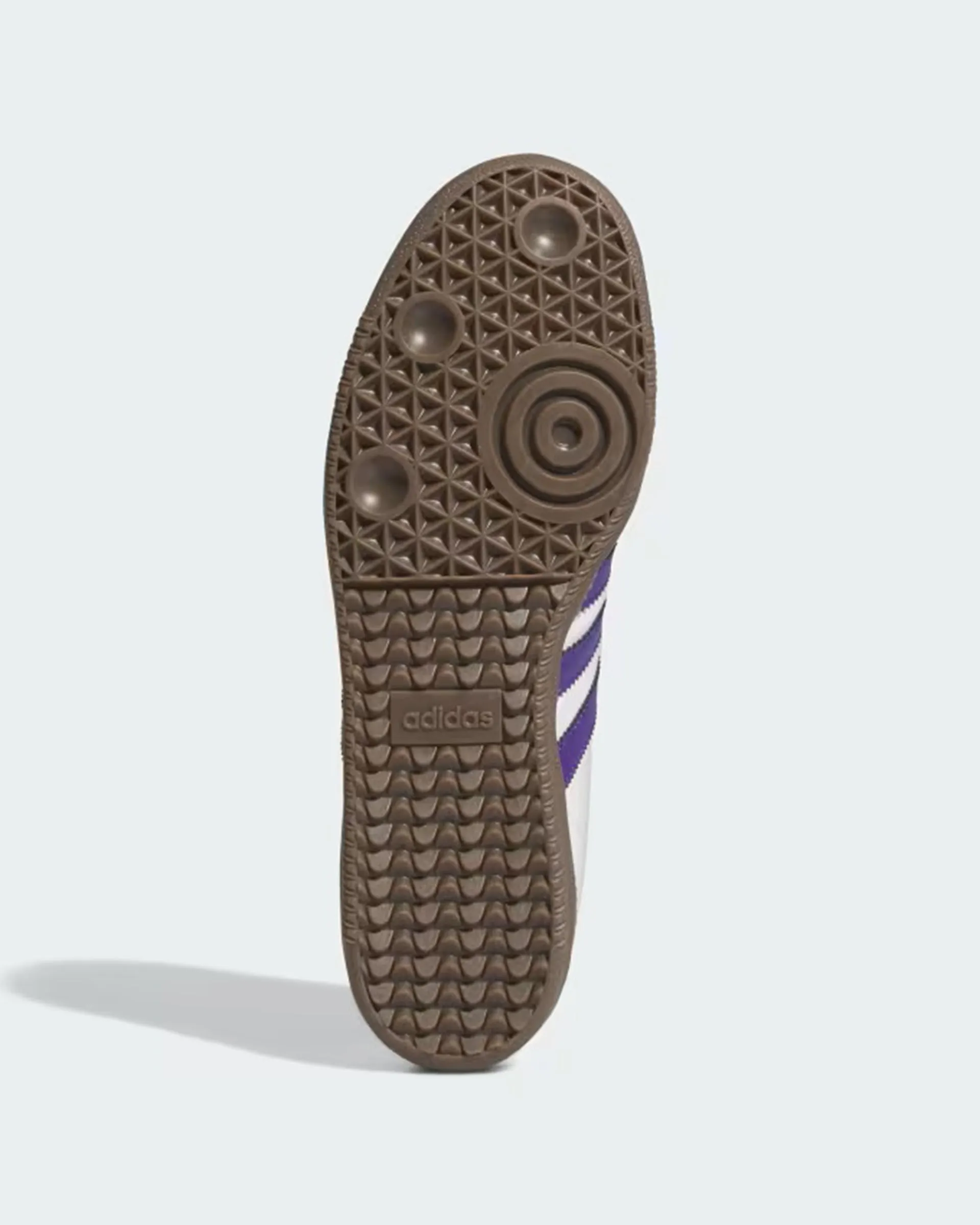 Samba ADV Schuhe - Wolkenweiß / College-Lila / Gold Metallic