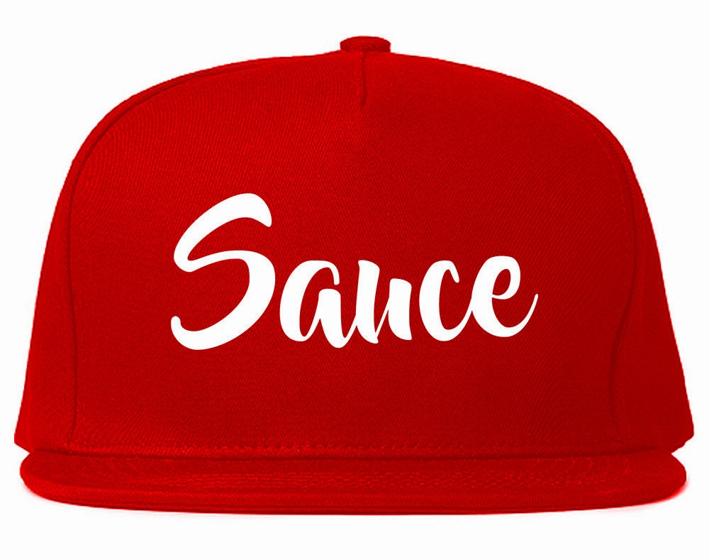 Sauce Script Snapback Hat