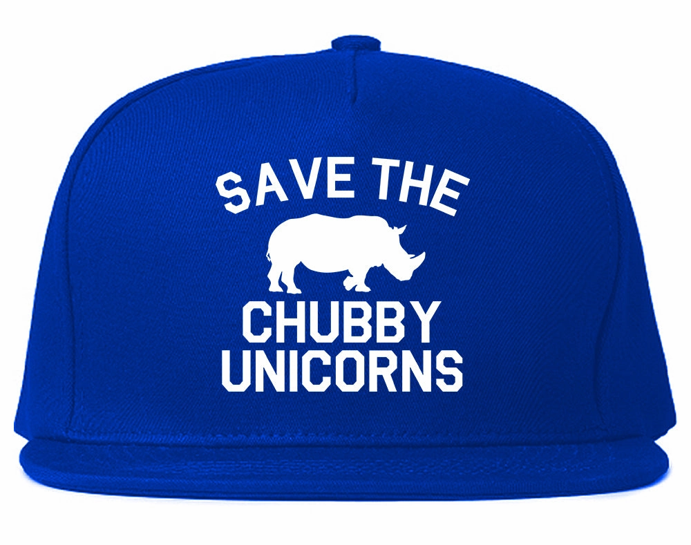 Save The Chubby Unicorns Funny Mens Snapback Hat