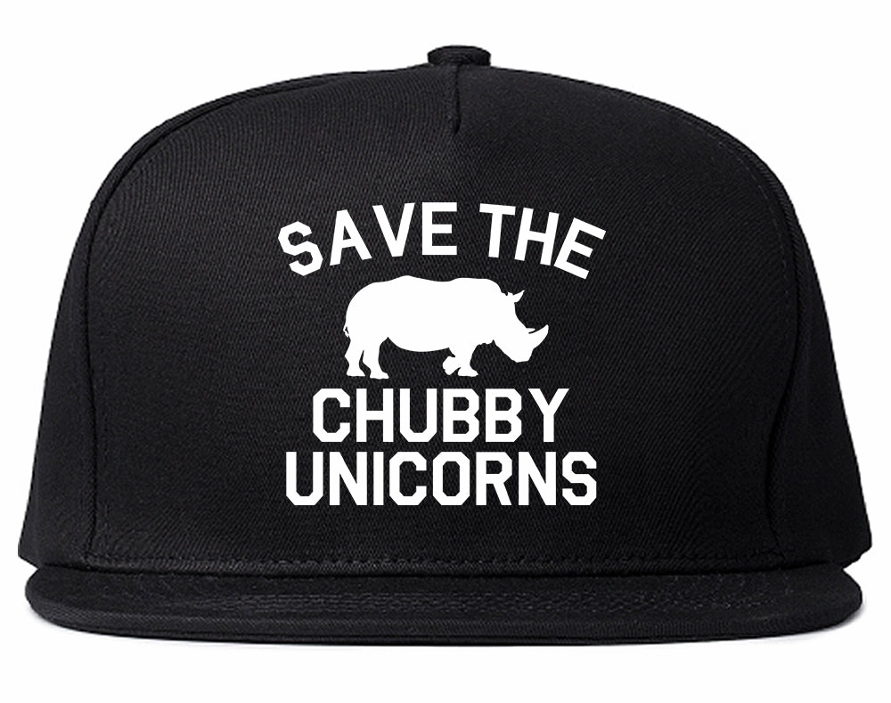 Save The Chubby Unicorns Funny Mens Snapback Hat
