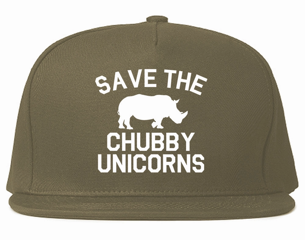 Save The Chubby Unicorns Funny Mens Snapback Hat
