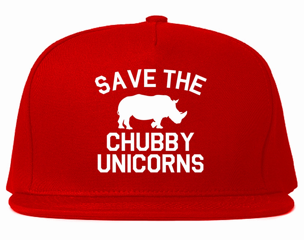 Save The Chubby Unicorns Funny Mens Snapback Hat
