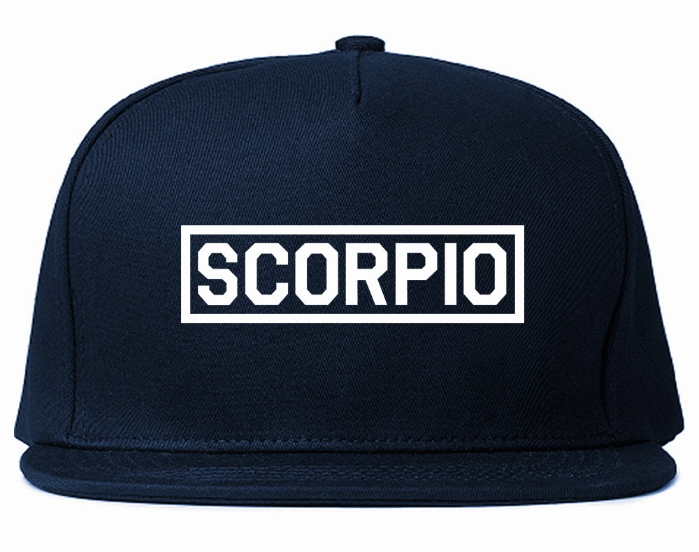 Scorpio Horoscope Sign Mens Snapback Hat
