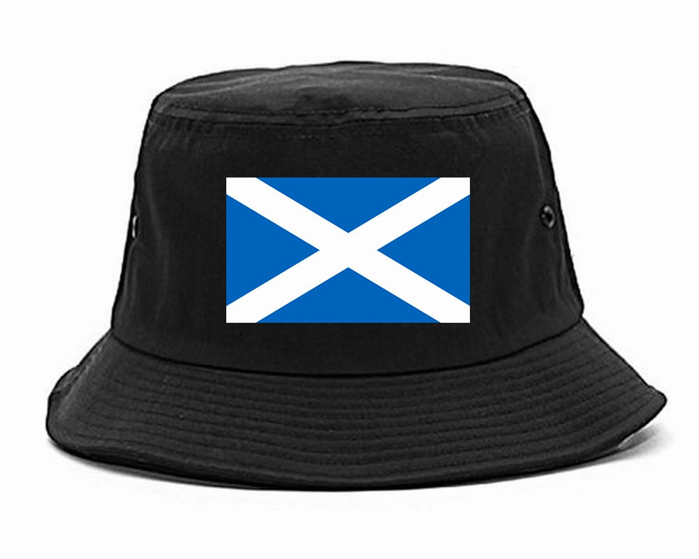 Scotland Flag Country Chest Mens Bucket Hat