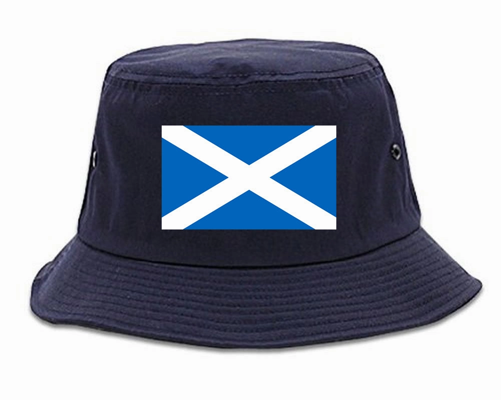 Scotland Flag Country Chest Mens Bucket Hat