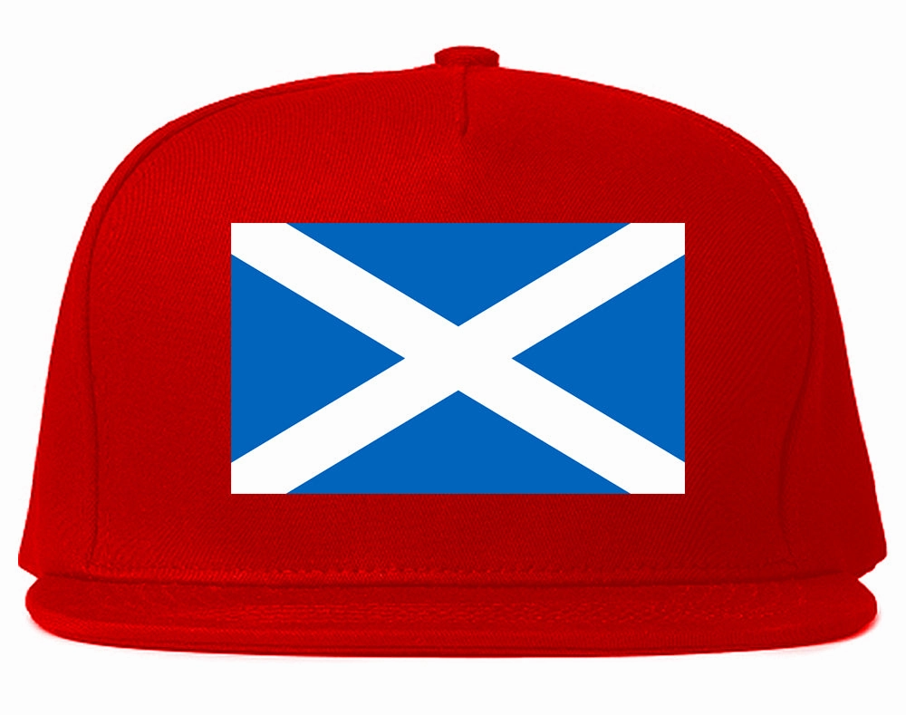 Scotland Flag Country Chest Mens Snapback Hat