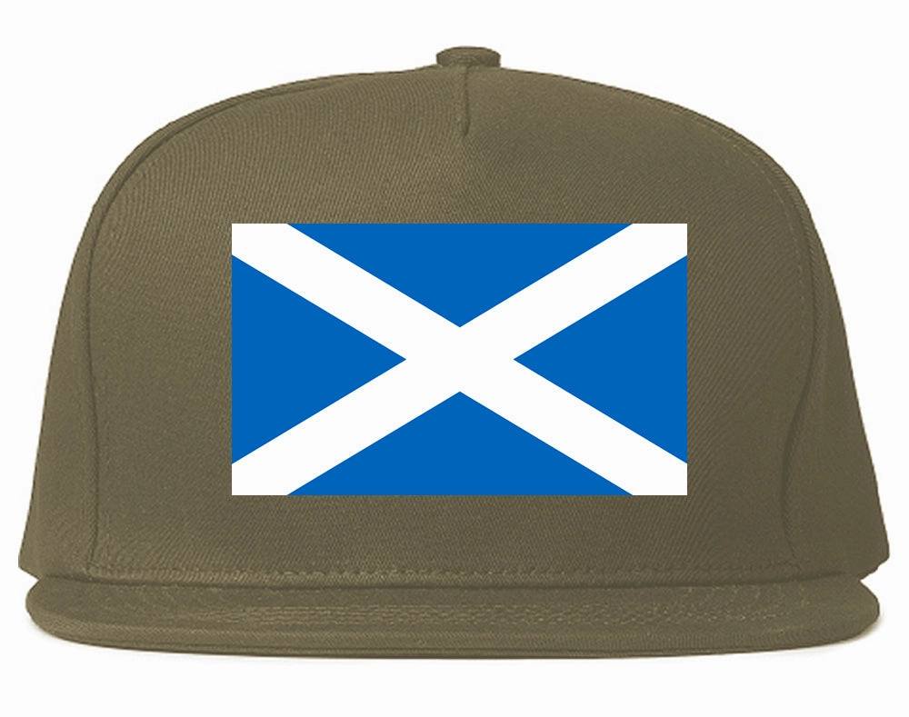 Scotland Flag Country Chest Mens Snapback Hat
