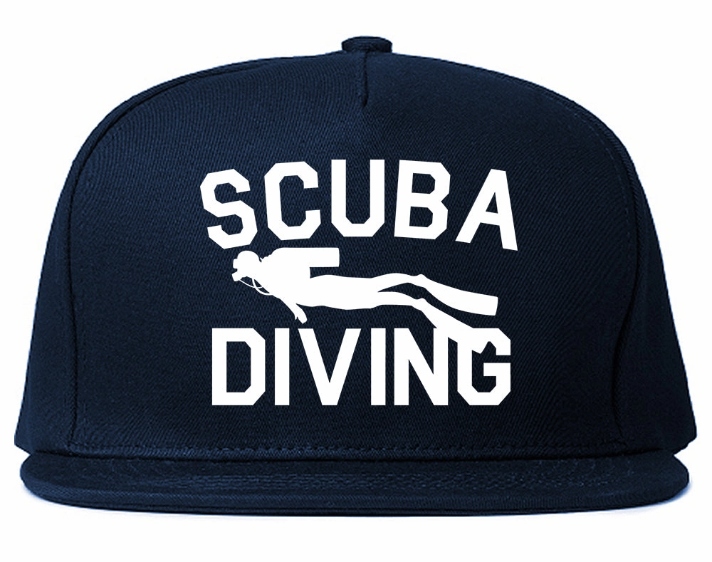 Scuba Diving Mens Snapback Hat