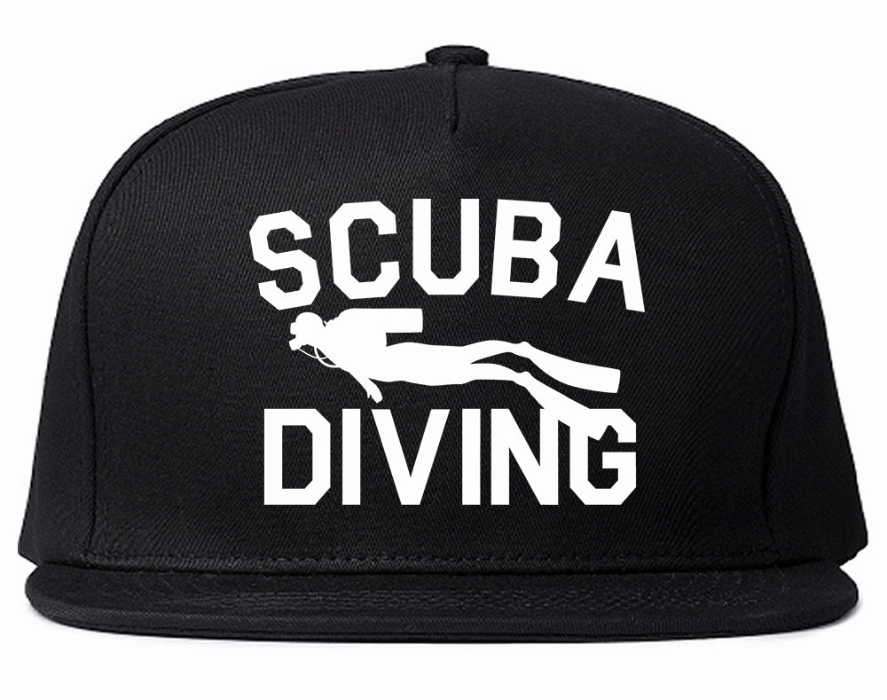 Scuba Diving Mens Snapback Hat