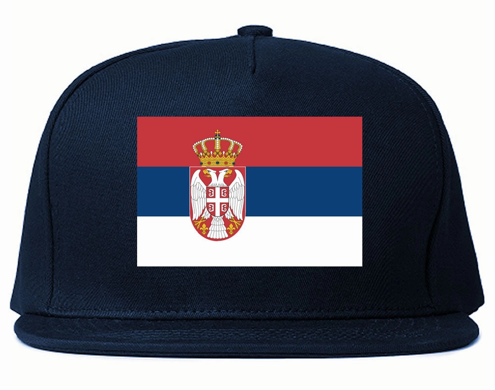 Serbia Flag Country Printed Snapback Hat Cap