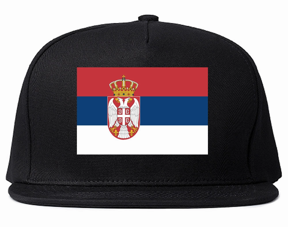 Serbia Flag Country Printed Snapback Hat Cap