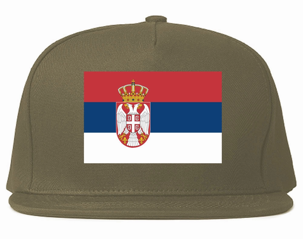 Serbia Flag Country Printed Snapback Hat Cap