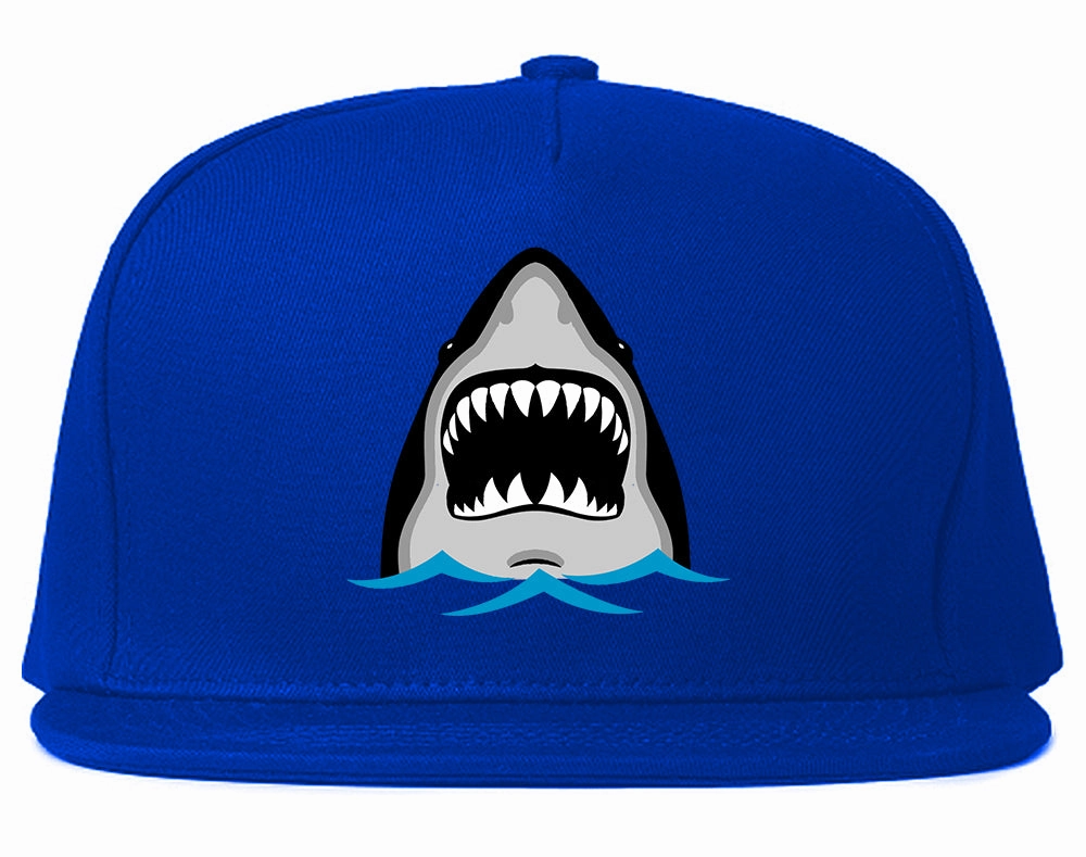 Shark Face Chest Mens Snapback Hat