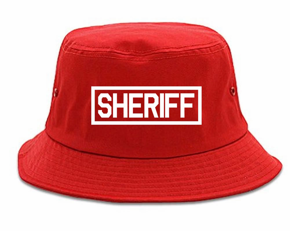 Sheriff County Police Mens Bucket Hat