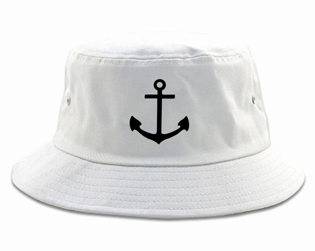 Ship Anchor Chest Mens Bucket Hat
