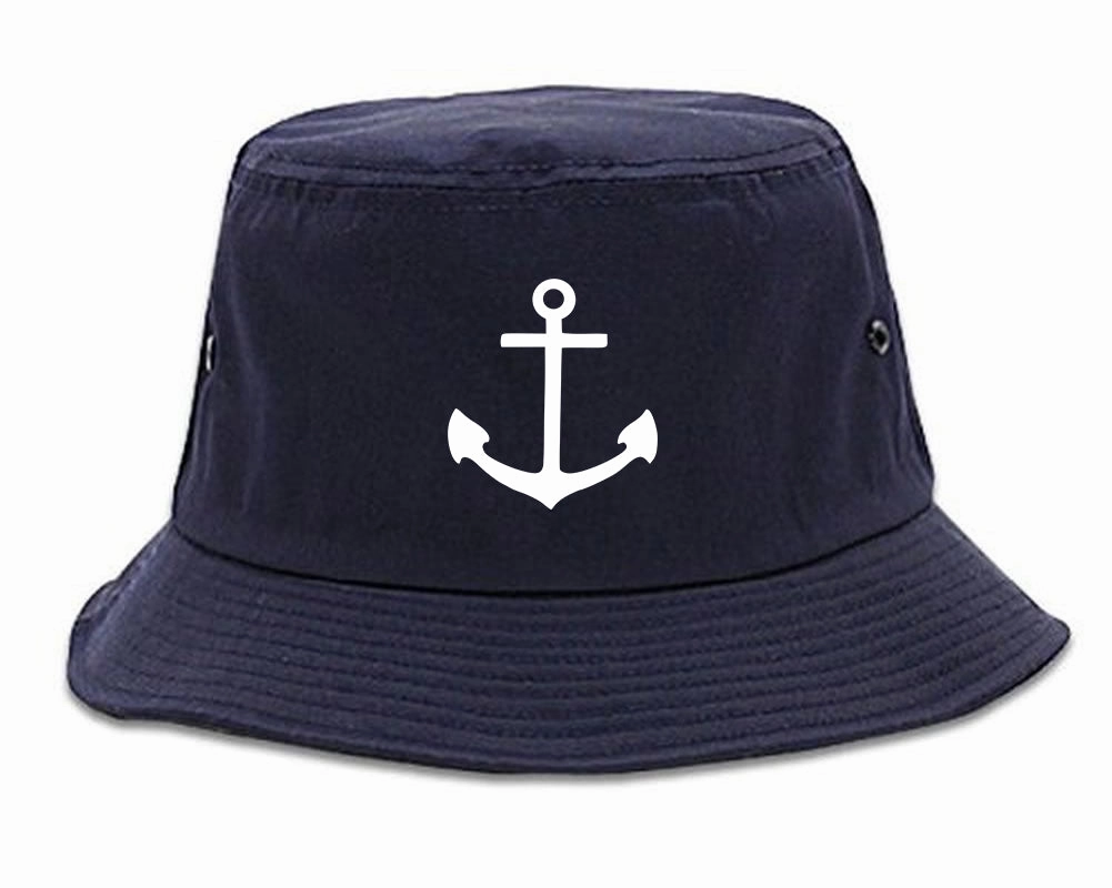 Ship Anchor Chest Mens Bucket Hat