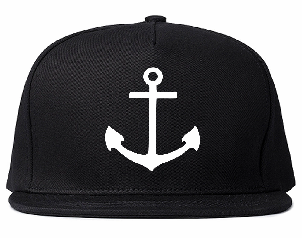 Ship Anchor Chest Mens Snapback Hat