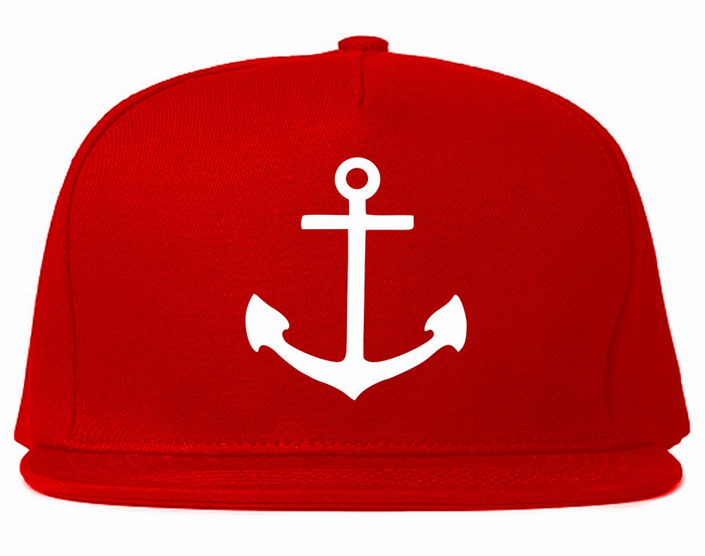 Ship Anchor Chest Mens Snapback Hat