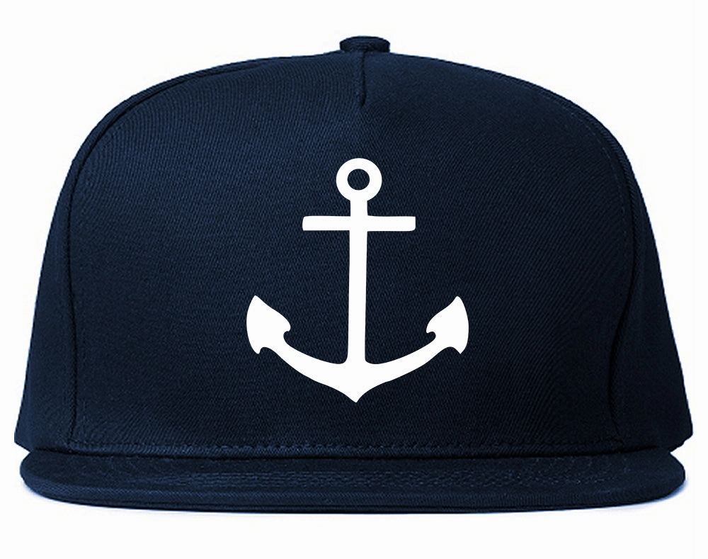 Ship Anchor Chest Mens Snapback Hat