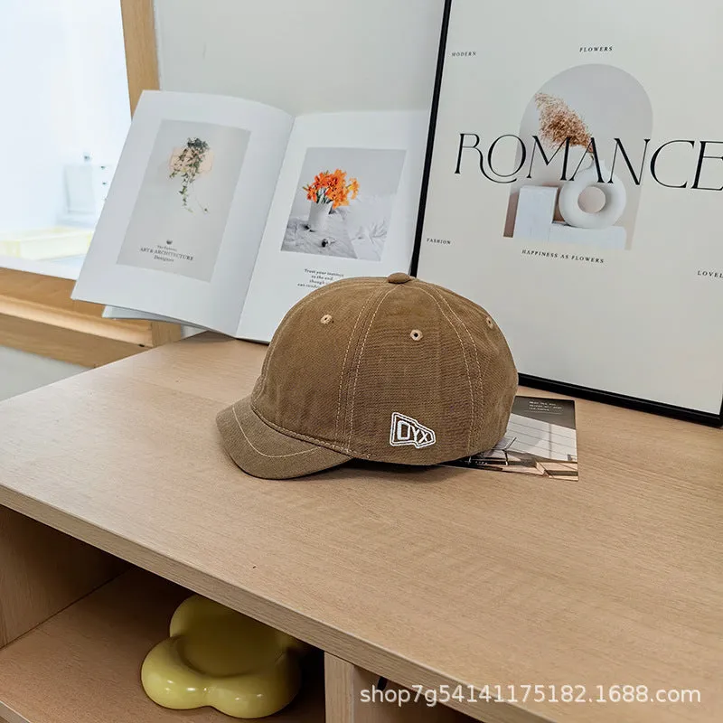 Short Brim Soft Baseball Cap