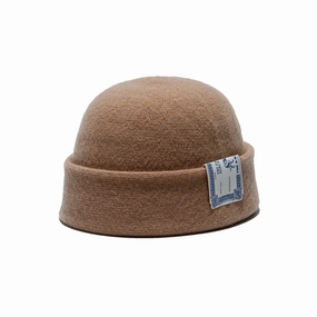 SHR KNIT CAP - Beige winter-knitted-hat