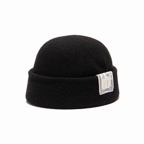 SHR KNIT CAP - Black winter-knitted-hat