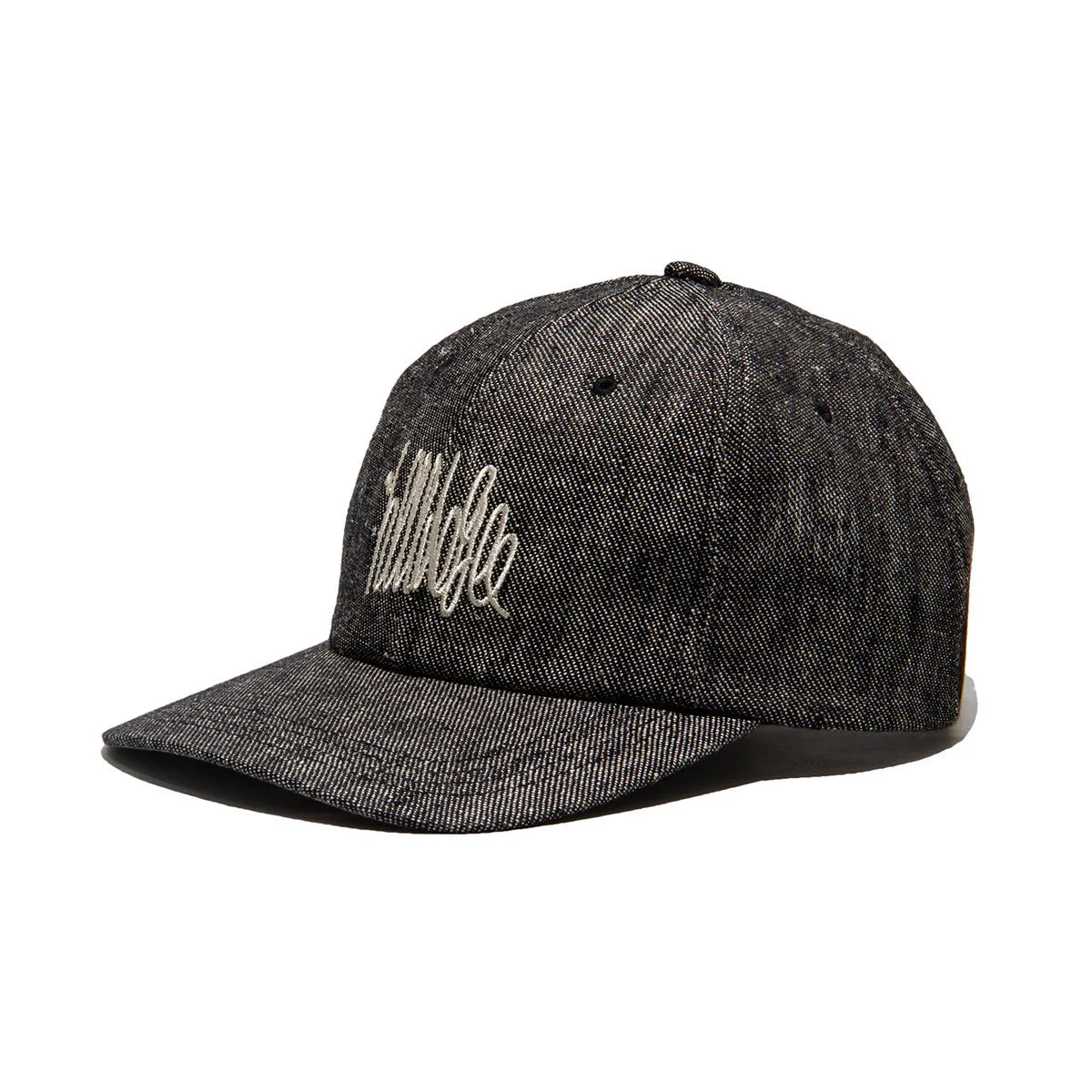 SIGN LOGO LOW CAP - Black x White casual-baseball-cap