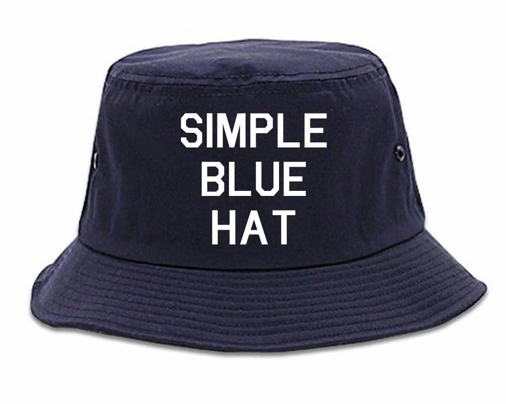 Simple Black Bucket Hat