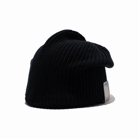 SINGLE WATCH - Black winter-knitted-hat